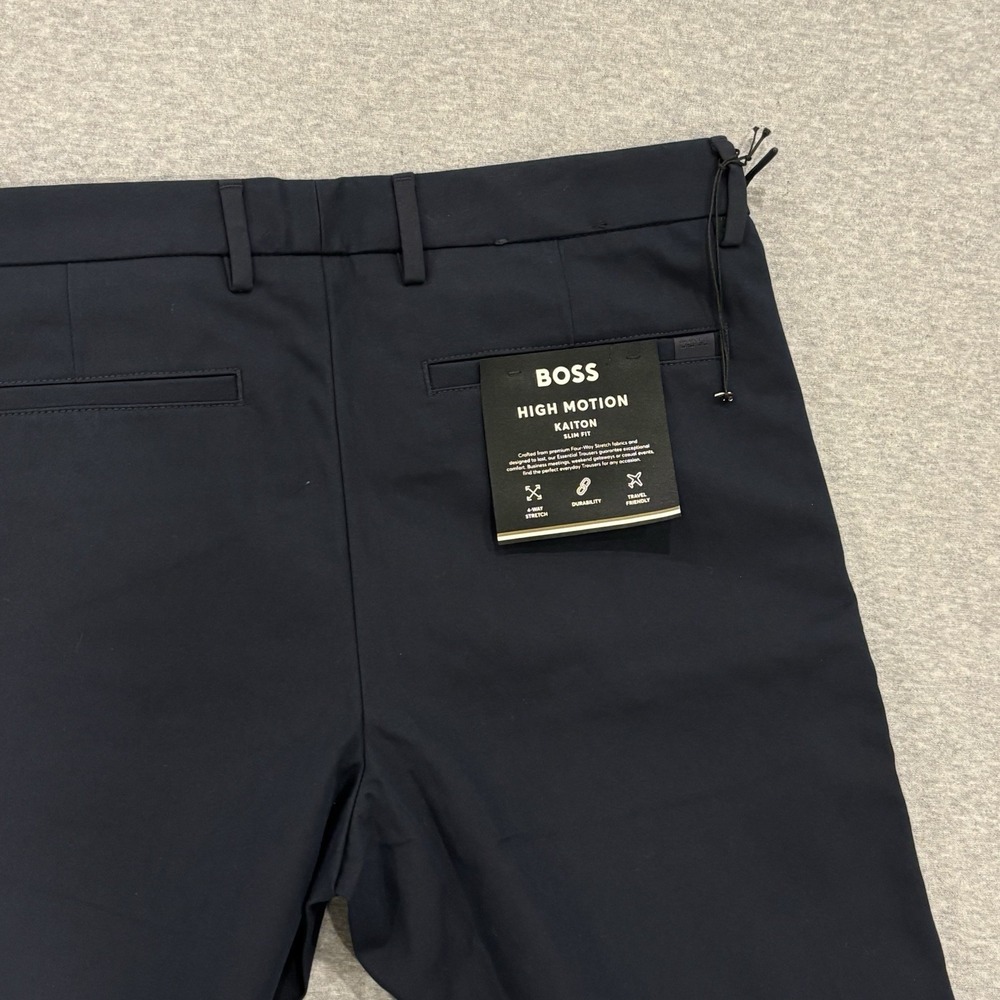 Boss Hugo Boss Kaiton Slim Fit Chino Pants Men's Size 32x32 Navy Blue Trousers